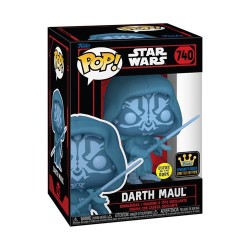 Pop Star Wars: Darkside Darth Maul Holo Glow 740